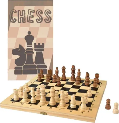 Produktbild von Egmont Toys Schachspiel aus Holz 29x29x3 cm
