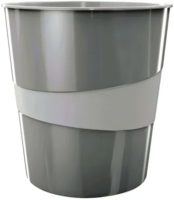 Zdjęcie produktu dla Leitz 5278-10-01 5278 Kosz na śmieci WOW - 15l, polistyren, biały perłowy
