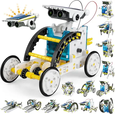 Image de Kit de robotique 13-en-1, pour enfants de 8 à 14 ans, jouet éducatif STEM