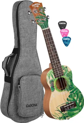 Produktbild von Cascha HH 2602 Art Series Leafy Sopran Ukulele