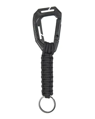Produktbild von Schlüsselanhänger Paracord mit Karabiner schwarz