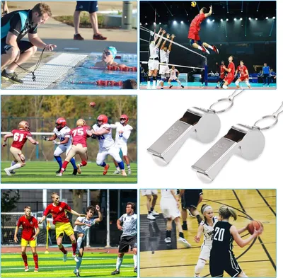 Produktbild von 2 Stück Fußball-Schiedsrichterkarten - Rote Gelbe Schiedsrichterkarte - Schiedsrichterpfeifenset mit 2 Metallrohren und Münzen für Fußballspiele