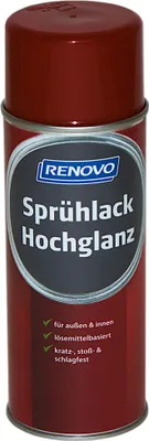 Produktbild von 400ml Renovo Sprühlack hochglänzend Karminrot