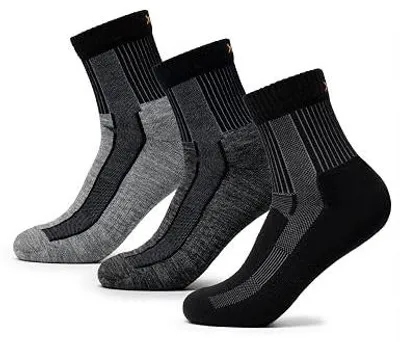 Zdjęcie produktu dla Skarpetki merino turystyczne damskie męskie dla aktywnych 3 pary
