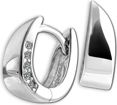 Produktbild von SilberDream silberfarben SilberDream Ohrringe Damen 925 Silber Creolen SDO4432W