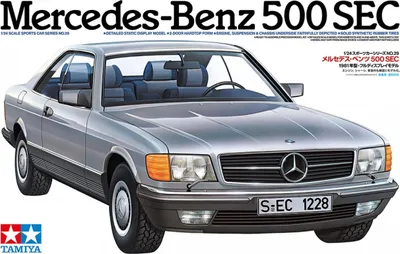Produktbild von 1:24 Mercedes-Benz 500 SEC Modellbausatz mit V8-Motor