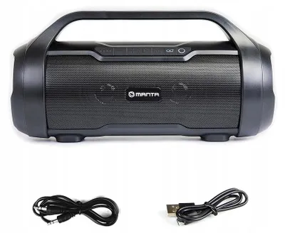 Produktbild von Bluetooth-Lautsprecher kabellos Boombox USB SD FM Manta Spk215 leistungsstarker Akku
