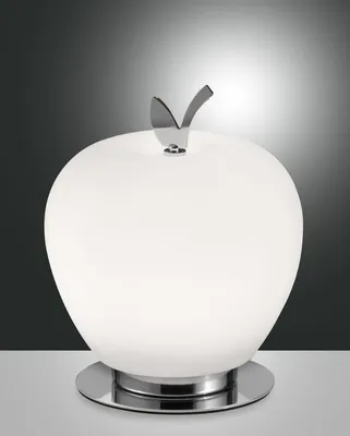 Produktbild von Fabas Luce Wendy LED Tischleuchte 8W dimmbar warmweiß Weiss / Verchromt 3762-30-138