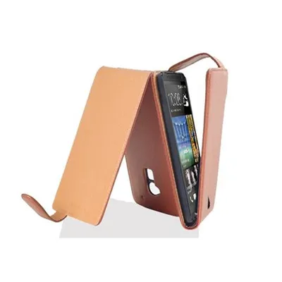 Produktbild von Cadorabo Schutzhülle für HTC ONE MAX T6 Hülle in Braun Flip Etui Handyhülle Case Cover Kunstleder