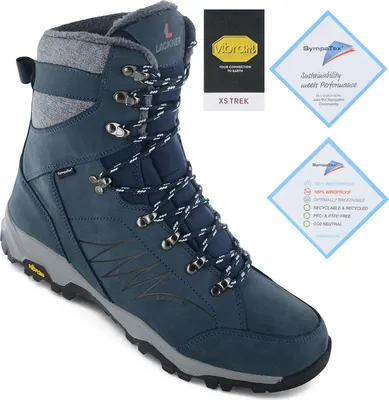 Produktbild von Lackner Kitzbühel Island STX Sympatex - Herren Winter Stiefel Boots Leder Blau 7455 , EU 41 UK 7