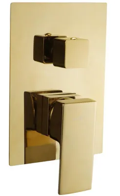 Zdjęcie produktu dla Mexen Uno bateria wannowa podtynkowa, złota - 71435-50