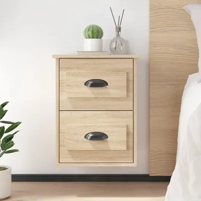 Obrázek produktu pro vidaXL Nástěnný noční stolek Sonoma Dub 41,5x36x53 cm