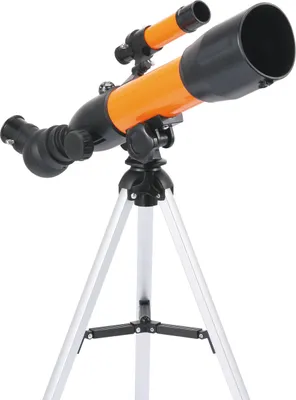 Produktbild von Bresser Teleskop 50/360 für Kinder Einsteiger Astronomie Naturbeobachtung mit Kompass Tischstativ 72x Vergrößerung