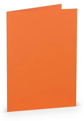 Produktbild von Doppelkarte B6 hoch Orange