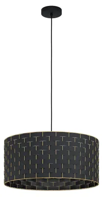 Image de Lustre Eglo 99525 MARASALES E27 40W noir