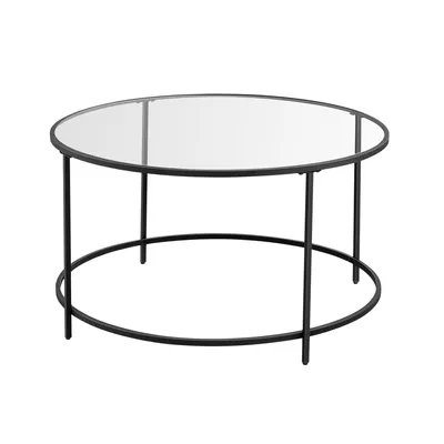 Produktbild von VASAGLE Couchtisch, Beistelltisch für Wohnzimmer, Ø 84 x 45.5 cm