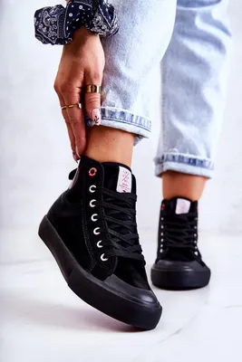 Produktbild von Damen High Sneakers Cross Jeans JJ2R4055C Schwarz 37
