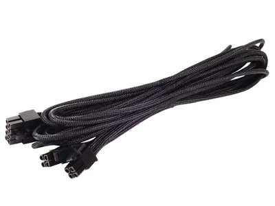 Produktbild von Silverstone PP06B-EPS75, 0,75 m, PCI-E (8-pin), PCI-E (8-pin), Schwarz