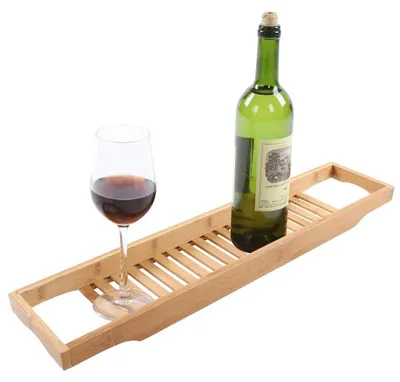 Image de Étagère de salle de bain en bambou - 69,4 x 15,3 x 4,8 cm - Durable