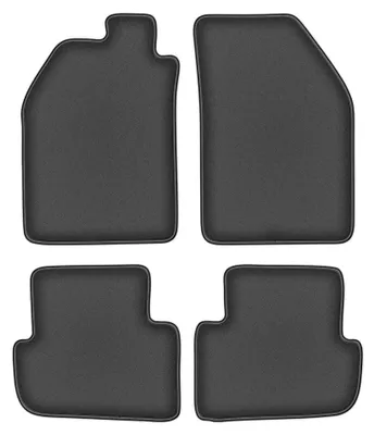 Immagine prodotto di Tappetini in moquette per Saab 9000 1984-1991 (berlina) – set 4 pezzi, grigio grafite, su misura – Wielganizator DURBAN