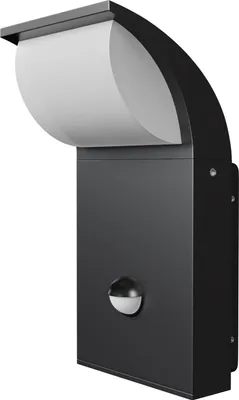 Produktbild von Außenlampe Wand LED Bewegungssensor Aluminium H: 20 cm IP44 Graphit Weiß warmweiß 3000 K 450 lm