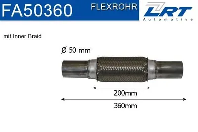 Produktbild von LRT FA50360 Flexrohr Abgasanlage Auspuffrohr