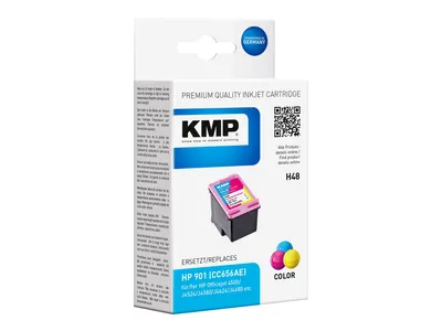 Produktbild von KMP H48 Color (CC656AE Nr. 901) Tinte Nachbau