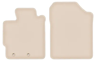 Produktbild von DURBAN Beige Velours-Fußmatten vorne für Toyota Yaris III Hybrid Schrägheck (2013-2017)