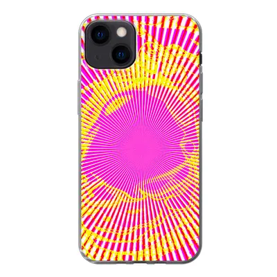 Produktbild von MuchoWow® Handyhülle Schutzhülle Hülle für iPhone 13 Kunst - Jet - Psychedelisch Silikon Softcase Handy Hülle - Karteninhaber