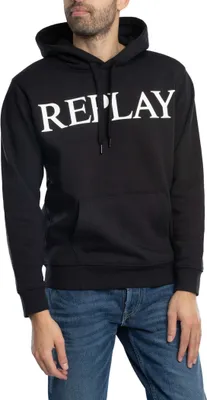 Produktbild von Replay Kapuzenpullover mit Grafik von Big Brand, Schwarz M