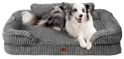 Produktbild von Elzusha – Orthopädisches Hundebett aus Memory-Schaum, mittlere Größe