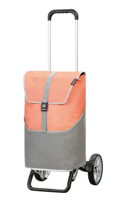 Produktbild von Andersen SHOPPER MANUFAKTUR Einkaufstrolley Alu Star Shopper Vigo 46L Apricot 111cm