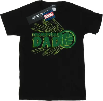 Produktbild von Marvel - "Incredible Dad" T-Shirt für Herren BI43478 (4XL) (Schwarz)