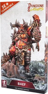 Produktbild von Dungeons & Lasers – Baef, der gehörnte Dämon – Miniatur 105 mm