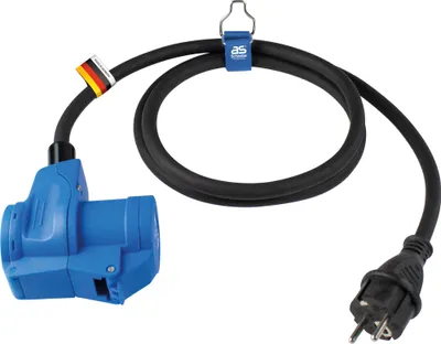 Produktbild von as-Schwabe Camping CEE-Adapterleitung 230V 16A Schukostecker & CEE-Kupplung IP44