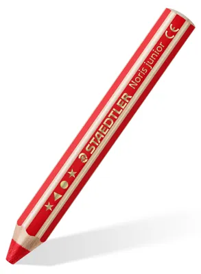 Produktbild von STAEDTLER Noris junior 140 3 in 1 Kindermalstift Einzelprodukt rot