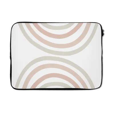 Produktbild von MuchoWow® Laptop Hülle 14 ZollRegenbogen - Design - Pastell Laptoptasche - Laptoptasche - Stoßsicher - Schutzhaube