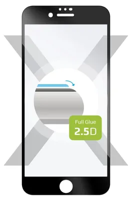 Obrázek produktu pro Ochranné tvrzené sklo FIXED Full-Cover pro Apple iPhone 7/8/SE (2020/2022), černé