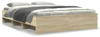 Immagine prodotto di vidaXL Struttura letto senza materasso rovere Sonoma 160x200 cm materiale a base di legno