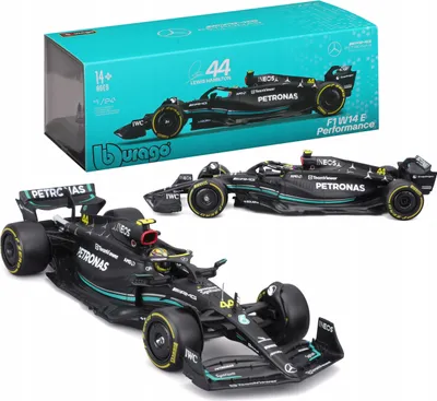 Obrázok produktu pre BBURAGO Mercedes-amg Petronas Formula One Team F1, Model športového automobilu, predmontovaný, 1:24, Mercedes AMG F1 W14 E, Akékoľvek pohlavie, Kov, Plast