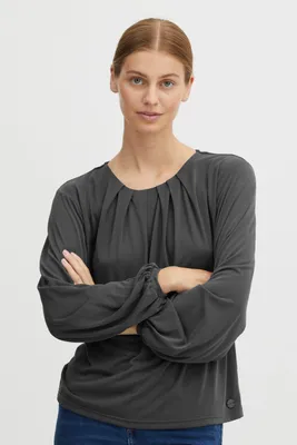 Produktbild von OXMO OXHal - 21800112ME Damen Bluse Langarm