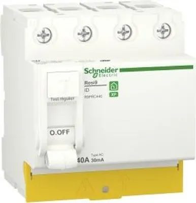 Image de Resi9 - interrupteur différentiel - 4P - 63A - 30mA - Type A - peignable - SCHNEIDER ELECTRIC - R9PRA463