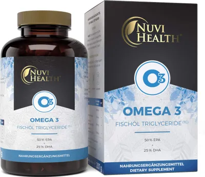 Productafbeelding van Omega-3 visolie, triglyceridevorm - 240 capsules