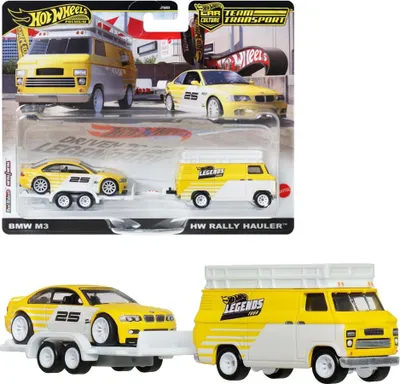 Produktbild von Hot Wheels BMW M3 HW Rally Hauler Team Transport 1:64
