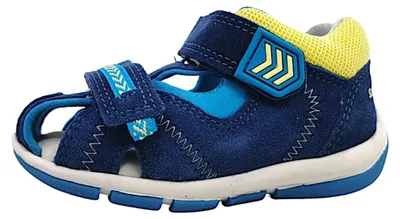 Immagine prodotto di Superfit, sandali da bambino, modello "Burschen", colore blu, ideali per il tempo libero