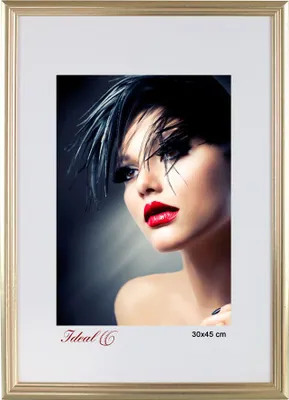 Produktbild von Artos Holz Bilderrahmen Acrylglas Plexi Lifestyle Foto Rahmen Collage Wanddeko Poster - Farbe: Gold | Format: 30x45