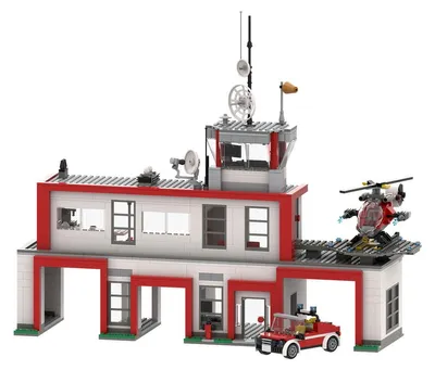 Immagine prodotto di Schäfer Toy Company GmbH BRIXIES Plus Feuerwehr Station / Fire st