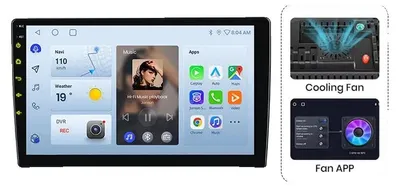 Produktbild von Carplay, Multimedia-Unterstützung, Lenkradsteuerung, kompatibel mit Renault Duster 2015-2020, PX1 (2GB 64GB)