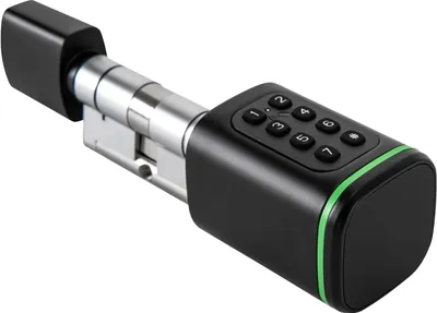 Image de Serrure électronique de porte, Smart Keycard avec interface d'urgence, Smart Lock Serrure électronique de porte d'entrée