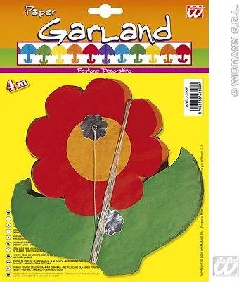 Produktbild von Papier Girlande Blume